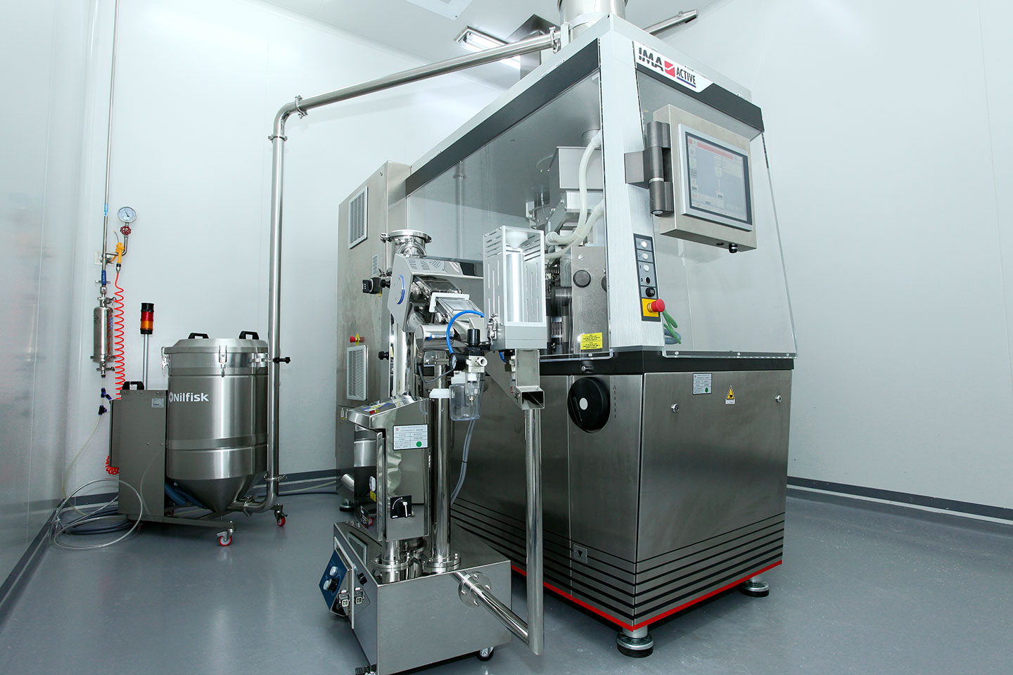 IMA流化床制粒包衣生產(chǎn)線